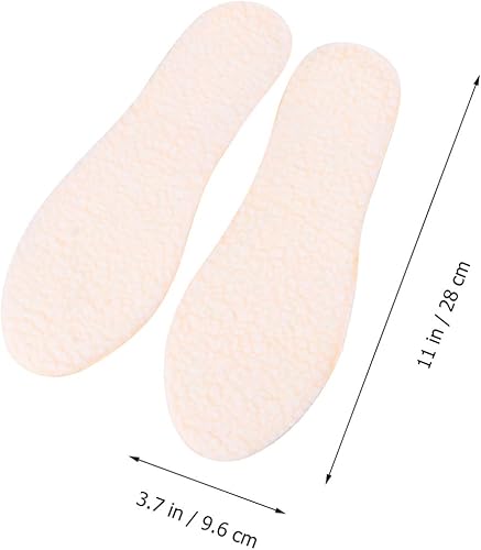 Miniatura 2 de Exceart Plantillas cálidas de invierno para deportes, insertos de forro polar, plantillas de zapatos suaves para mujeres y hombres, zapatos, botas,