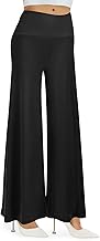 Arolina Palazzo Pants for Women Dressy Casual Wide Leg Pants Stretchy Flowy High Waist Lounge Pants