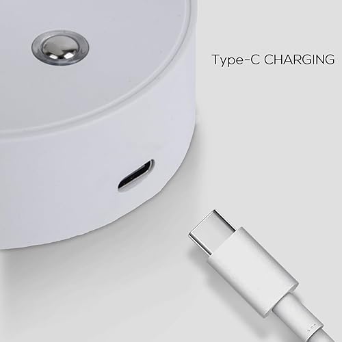 Miniatura 3 de Luzden Antorcha de carga tipo C, luz nocturna, luces LED de lectura, ajuste de brillo, rotación magnética de 350, control táctil, lámparas para