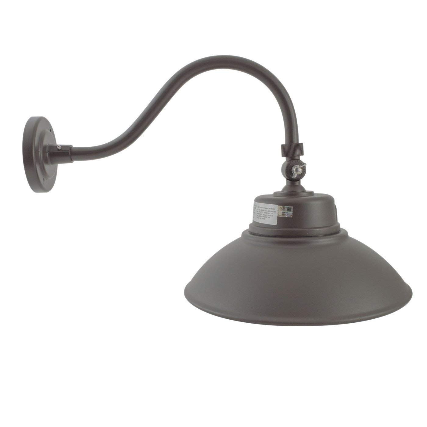 GREENLIGHTDEPOT LED Gooseneck Barn Light - 20W - Swivel Head
