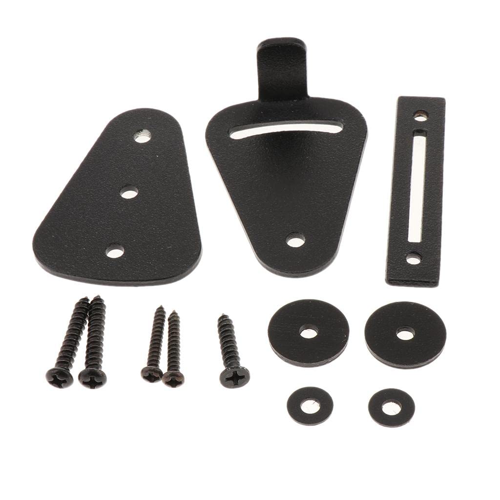 Steel Sliding Barn Wood Door Lock Pull Door Gate Latch Hardware Black| Home Improvement | Building & Hardware | Doors & Door Hardware | Other Door Hardware-image-34