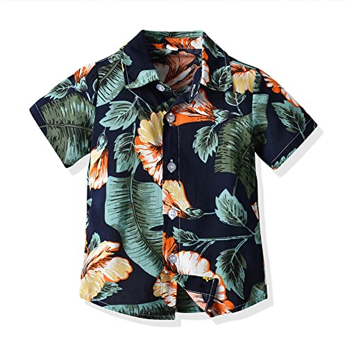Image of Daddy and Me Matching Outfits Hawaiian Father and Son Matching Shirts for Family Photoshoot Summer Men Boys Father's Day Tops