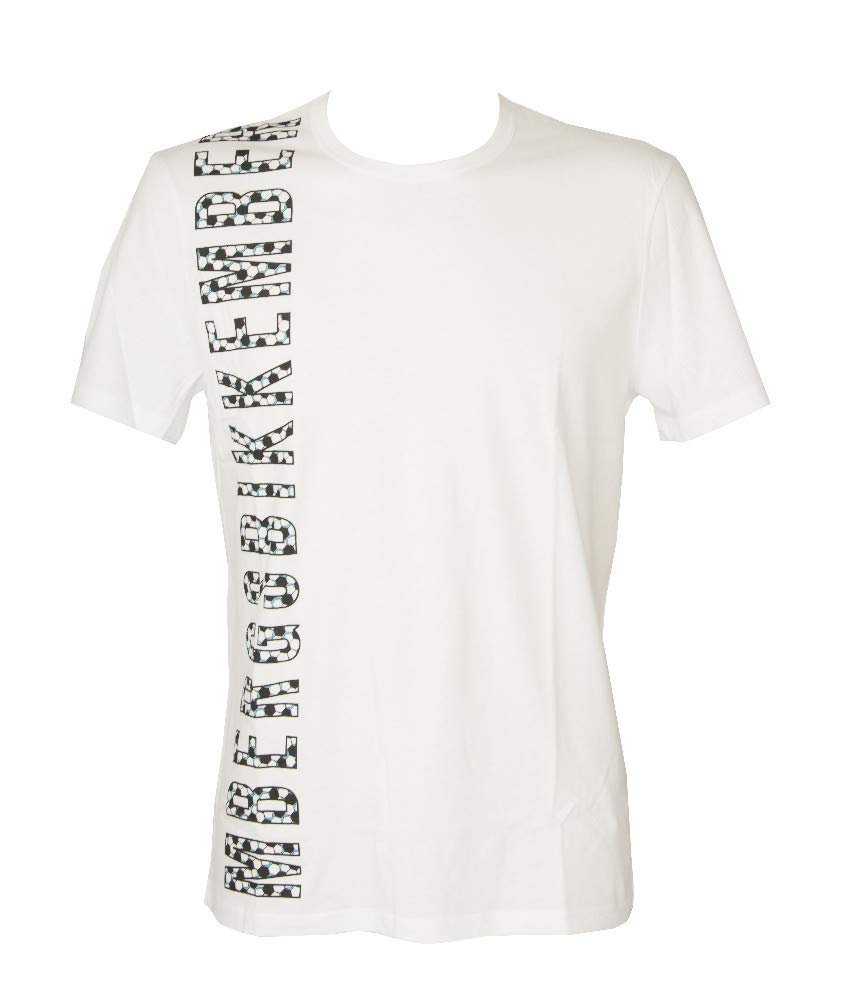 Camiseta hombr Manga Corta con Cuello Redondo Bikkembergs Artículo VBKT05026 T-Shirt Big Logo Football