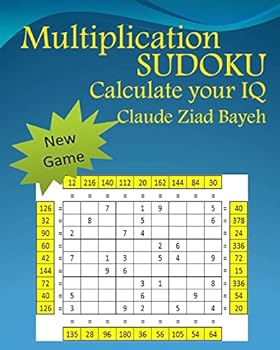 Paperback Multiplication Sudoku: Play Multiplication Sudoku and calculate your IQ Book