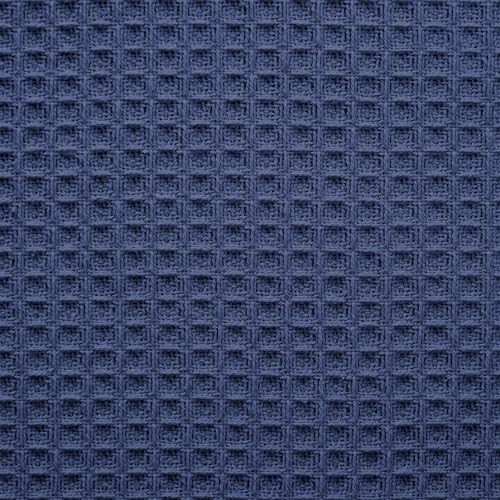 Image of Modern Threads 100% Cotton Waffle Thermal Blanket, Navy, Full /Queen