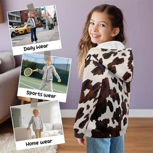 Bulopur Hoodies for Boys Full Zip Fleece Lined Warm Long Sleeve Sweatshirt Jackets Fuzzy Children Hoodie Winter Clothing4