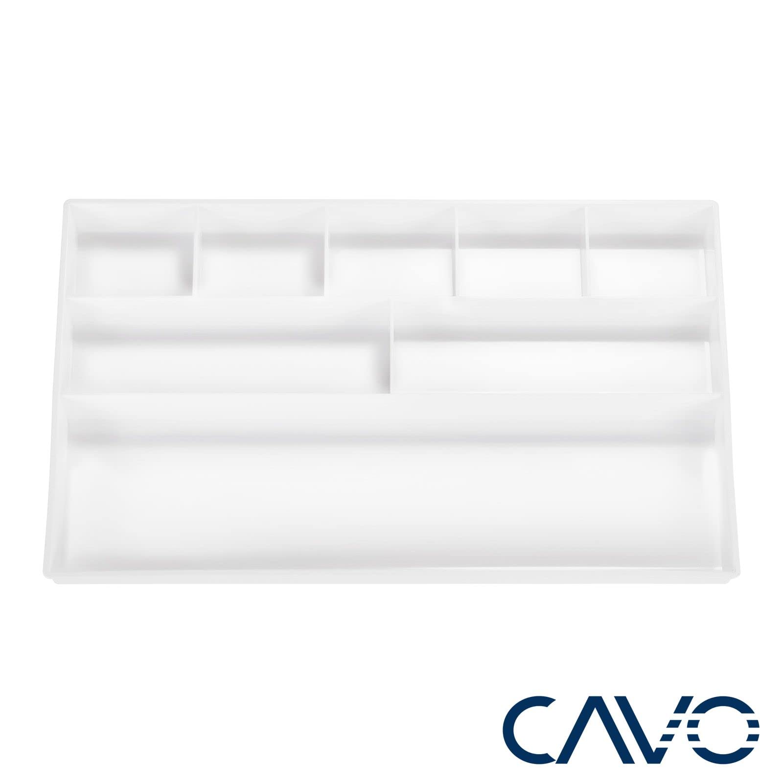 SOTECH CAVO Schubladeneinsatz für Schreibutensilien weiß 335 x 201 x 31 mm