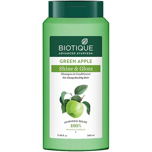 Biotique Apple Shine Shampoo - Healthy Hair - 340ml