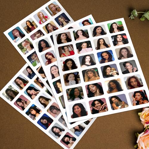 Image of katseye Small Round Corner Stickers Set of 4 Sheets (96 Stickers)