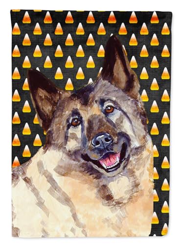 Drapeau Elkhound norvégien Halloween LH9048GF déco extérieur