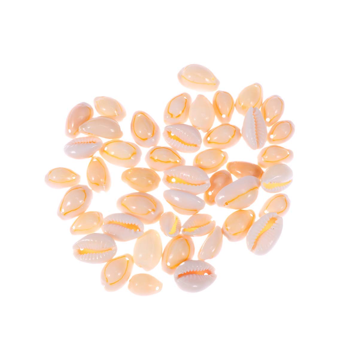 ROSENICE Natural Seashell Charms Punch Conch for Pendant DIY Craft Making Wind Chimes Home Party Decoration 150pcs