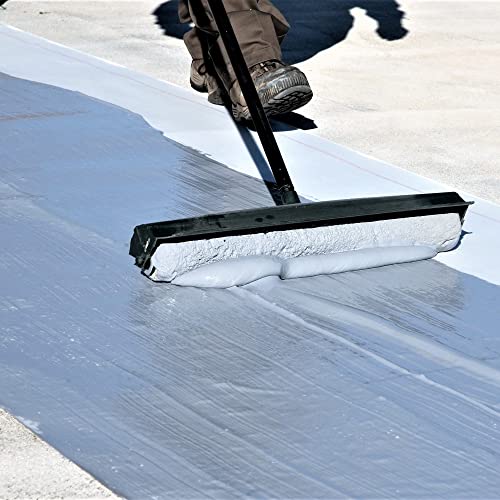 Ames Research Laboratories Seb1 Ames Elasto-Barrier Adhesive Base Coat-1 Gallon, Gray Primer Perfect For Rv, Wood, Roofs And More-Expands And Contracts 1200% -Made In The Usa, Grey Liquid Rubber #TOP5