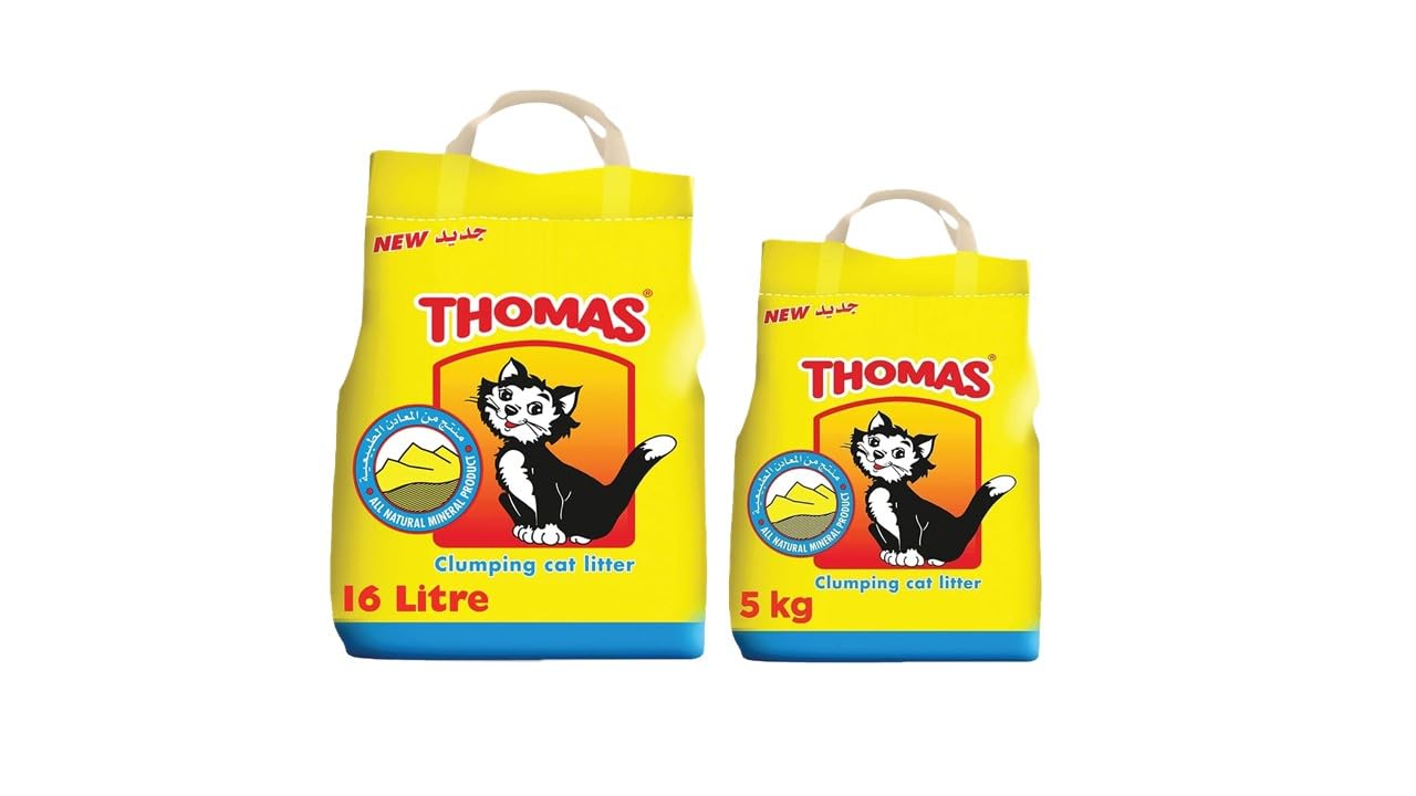 Cat Litter - 16 L & Clumping Cat Litter, 5Kg