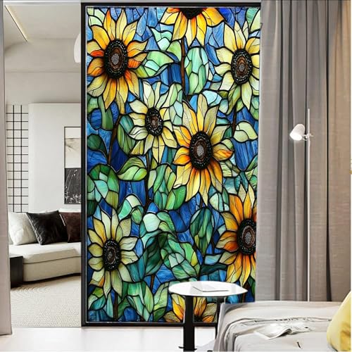 Vinilo adhesivo para ventana efecto vidriera 17.7x23.6 pulgadas miniatura 3