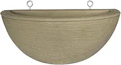 Vaso Grande Parede Cuia Polietileno P/plantas Jardim Varanda (Areia)