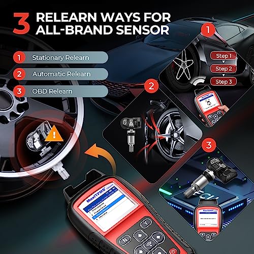 Autel MaxiTPMS TS508WF Kit 2026, TPMS Programming Tool with 8PCS 315 433MHz Sensors (209$), WiFi Ver. of TS508 TS501 Pro TS408s, Relearn/Activate All TPMS Sensor, TPMS Reset, Lifetime Free Update - Image 5