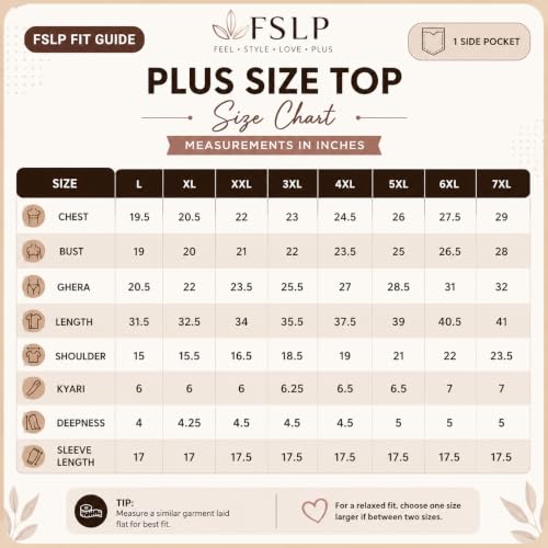Image of RYSH Women's Plus Size Printed Nightshirt | Round Neck | 3 /4 Sleeve | Relaxed Fit Long Nightwear Top |