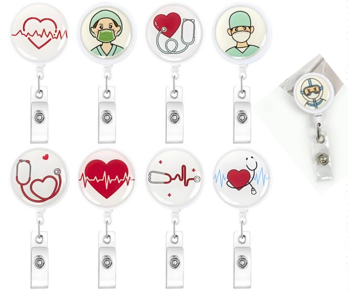 Porte-carte d'identité médicale rétractable pour ne plus perdre son badge