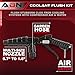 ABN Radiator Flush Kit Gun with Garden Hose Quick Connect for Automotive Coolant Flush - AC Cooling System Flusher Tool, Air and Water Combo Blackflush Flushing Set with Nozzles for 19-40mm Hoses
