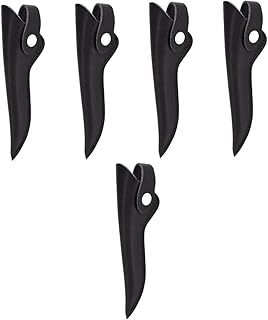 فوميز. حافظة ادوات واقية من البولي يوريثين مكونة من 5 قطع، منظم لتخزين مستلزمات شعر اللقلق وادوات تصفيف الشعر، شنطة تخزين واقية من البولي يوريثين، أسود