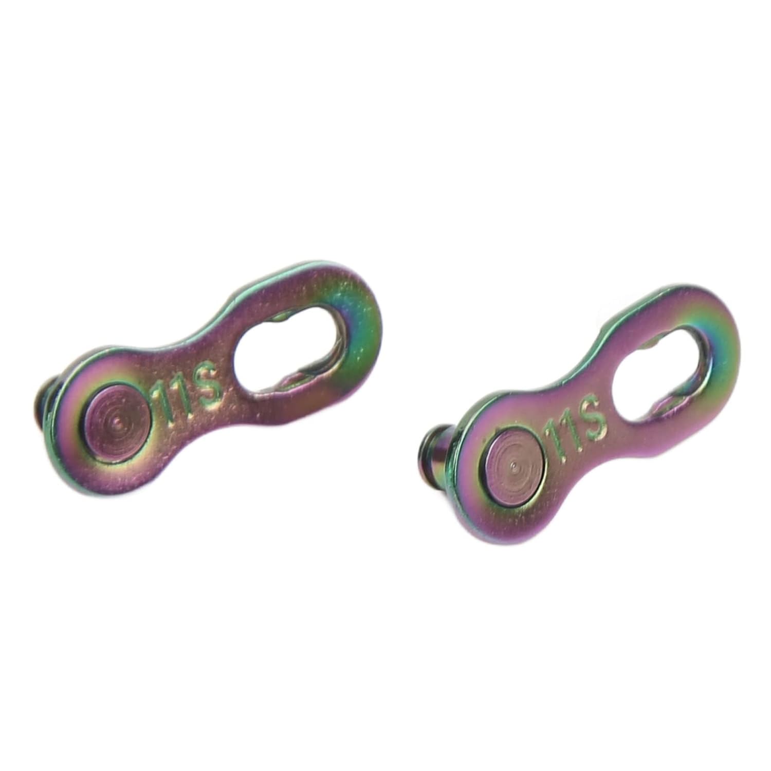 11 Speed Bike Chain, Alloy Steel Semi Hollow Lightweight, Colorful - Smooth Shifting, High Strength Shaft, Easy Installation for 11 Speed Bikes (Colorful)