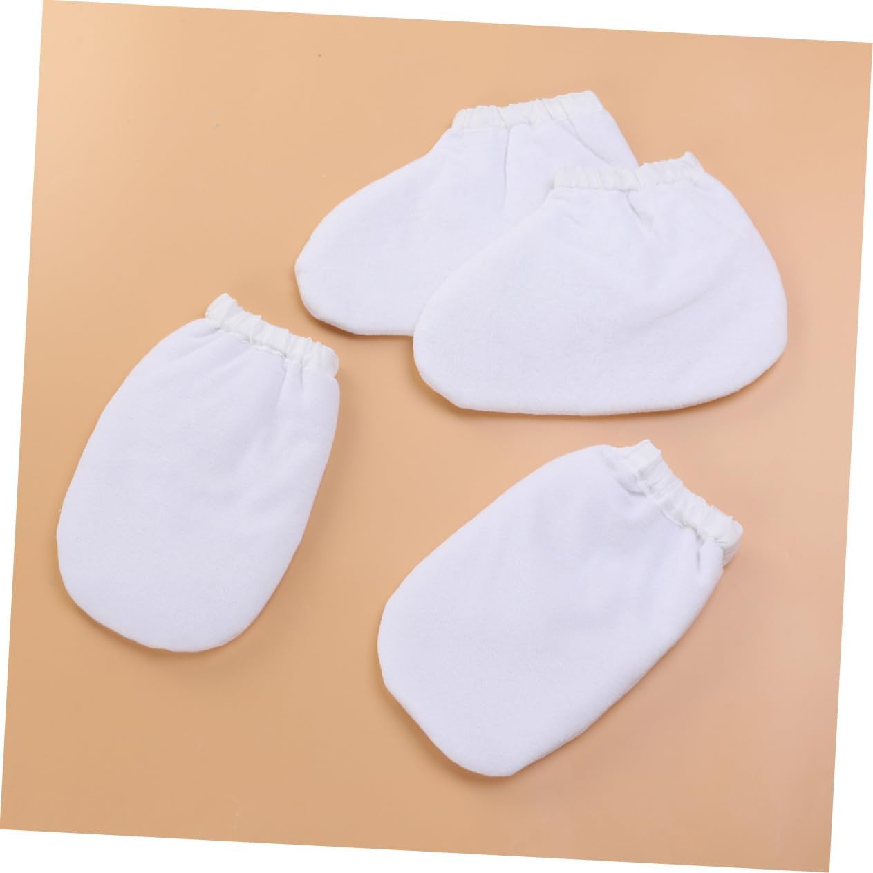 minkissy 2pairs Paraffin Wax Gloves for Overnight Moisturizing Spa Heat Therapy Mitts Cover Treatment Mitts