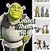 Star Cutouts SC4734 Shrek, Fiona, Puss in Boots & Donkey Shelf Top Pack – 29cm Cardboard Cutouts | Official DreamWorks Party & Room Display Set
