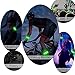 esonstyle Pack of 6 LED Light Up Band Slap Bracelets Night Safety Wrist Band for Cycling Walking Running Concert Camping Outdoor Sports