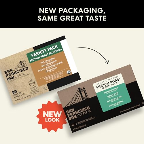 Image of San Francisco Bay K-Cup Coffee Pods Medium Roast Variety Pack 40 ct