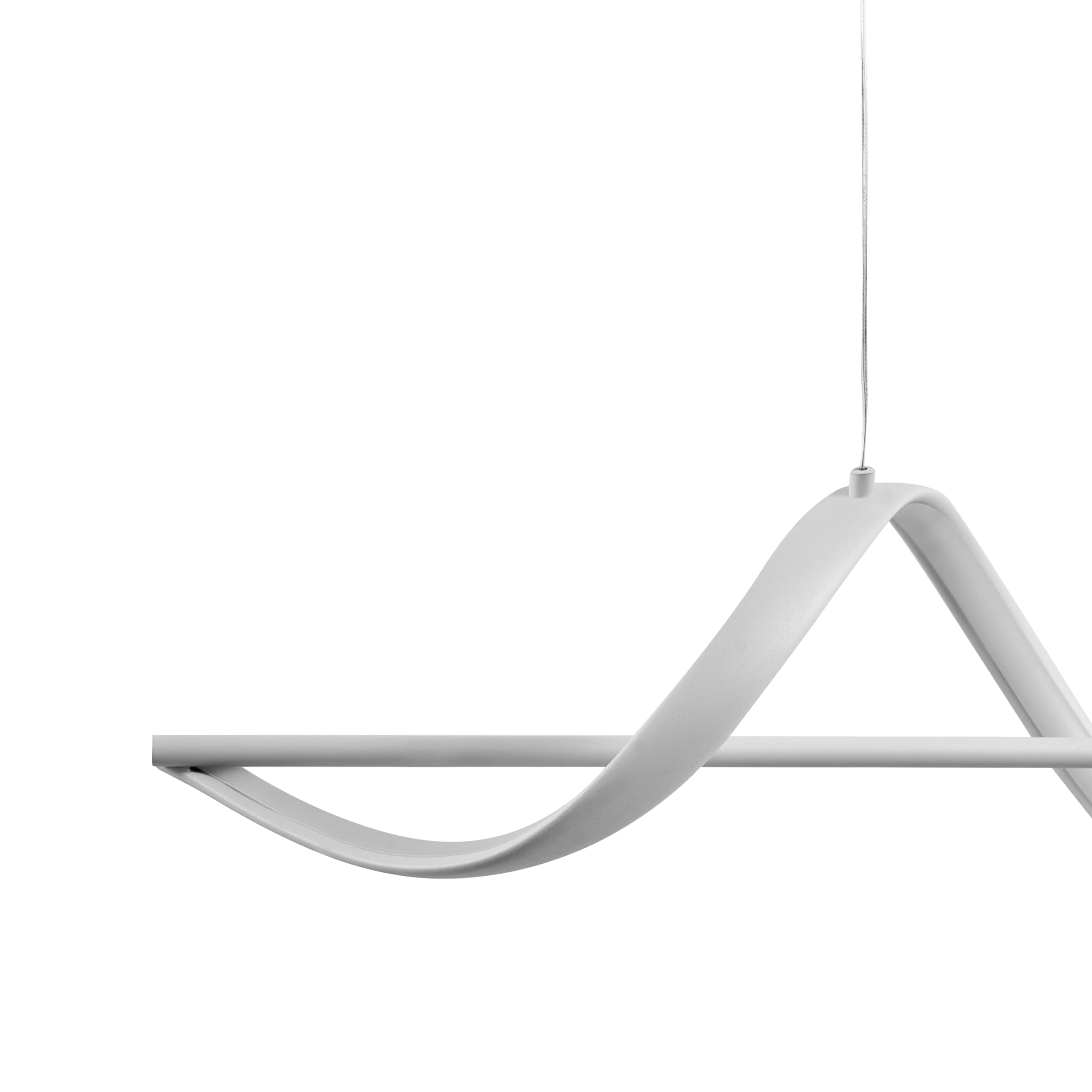 Lampa wisząca LED nowoczesna geometryczna dekoracyjna biała Khutti