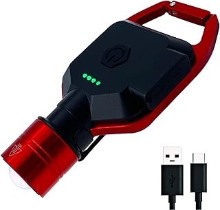 Аккумуляторный мини-фонарик TsukiTac с клипсой, карманные фонари EDC на 600 люмен с зумом, сверхъяркая маленькая светодиодная вспышка.