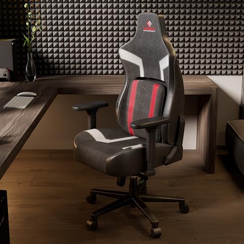Image of EUREKA ERGONOMIC Gaming Chair GC08, Computer Gamer Chair with Lumbar Support, Racing Style Gaming Chairs with 4.3in Thicken Seat Cushion, Ergonomic Gaming Chair for Adults, Red