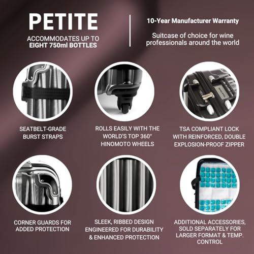 VinGardeValise Petite 8-Bottle Suitcase