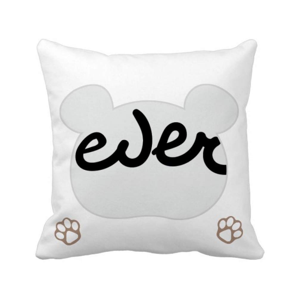 Housse de coussin carrée avec citation anglaise idée cadeau crémaillère originale