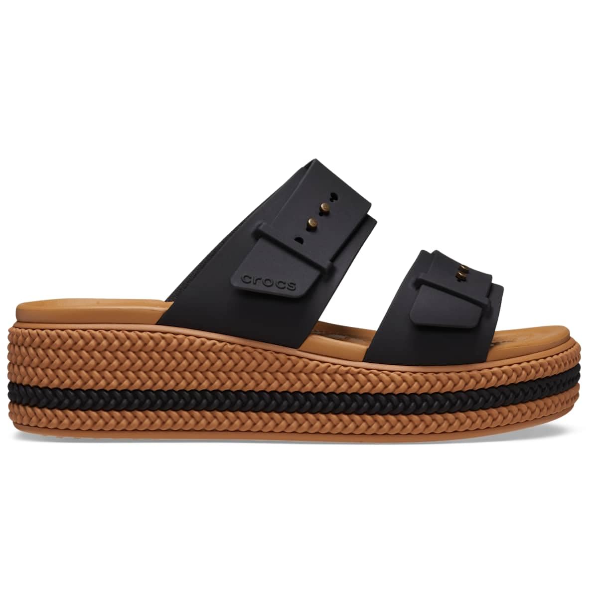 Crocswomens Brooklyn Buckle Low Wedge