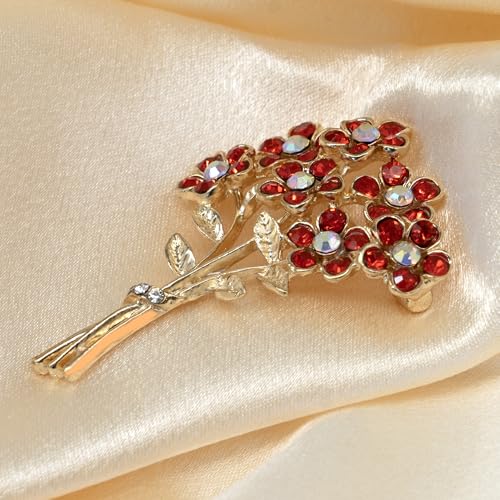 Image of Pretty Elegant Brooch Pin for Women,Flower Brooch Pin Broches for Women's Clothes