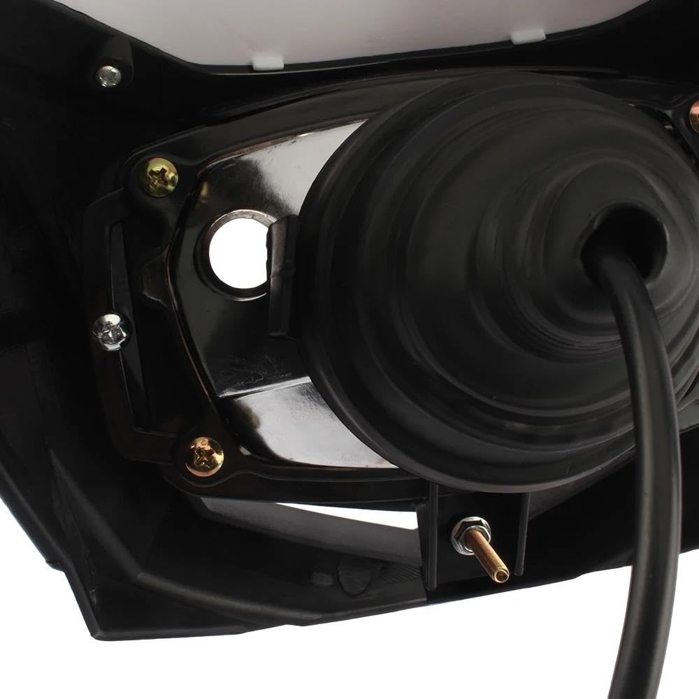 Genérico Faros delanteros moto Accesorios Universales Conjunto Faro Delantero LED Motocicleta Plástico Para CRF Faros motocicleta moto