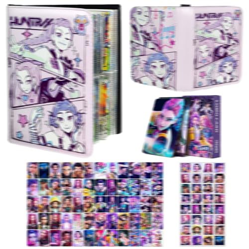 CWENDANER Merchandising de Anime Kpop Photocards, un Set de 60 Tarjetas Lomo + 32 Pegatinas con Folleto de Coleccionista, Superficie de PU Impermeable, Regalo de Cumpleaños