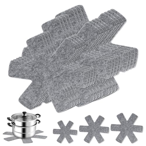 12pcs Pots and Pan Protectors, Pan Protectors for Stacking, Pot Protectors for Stacking, Saucepan Protectors for Stacking, Pan Separators Protectors for Non Stick Pans Anti Scratch,20/35/38cm