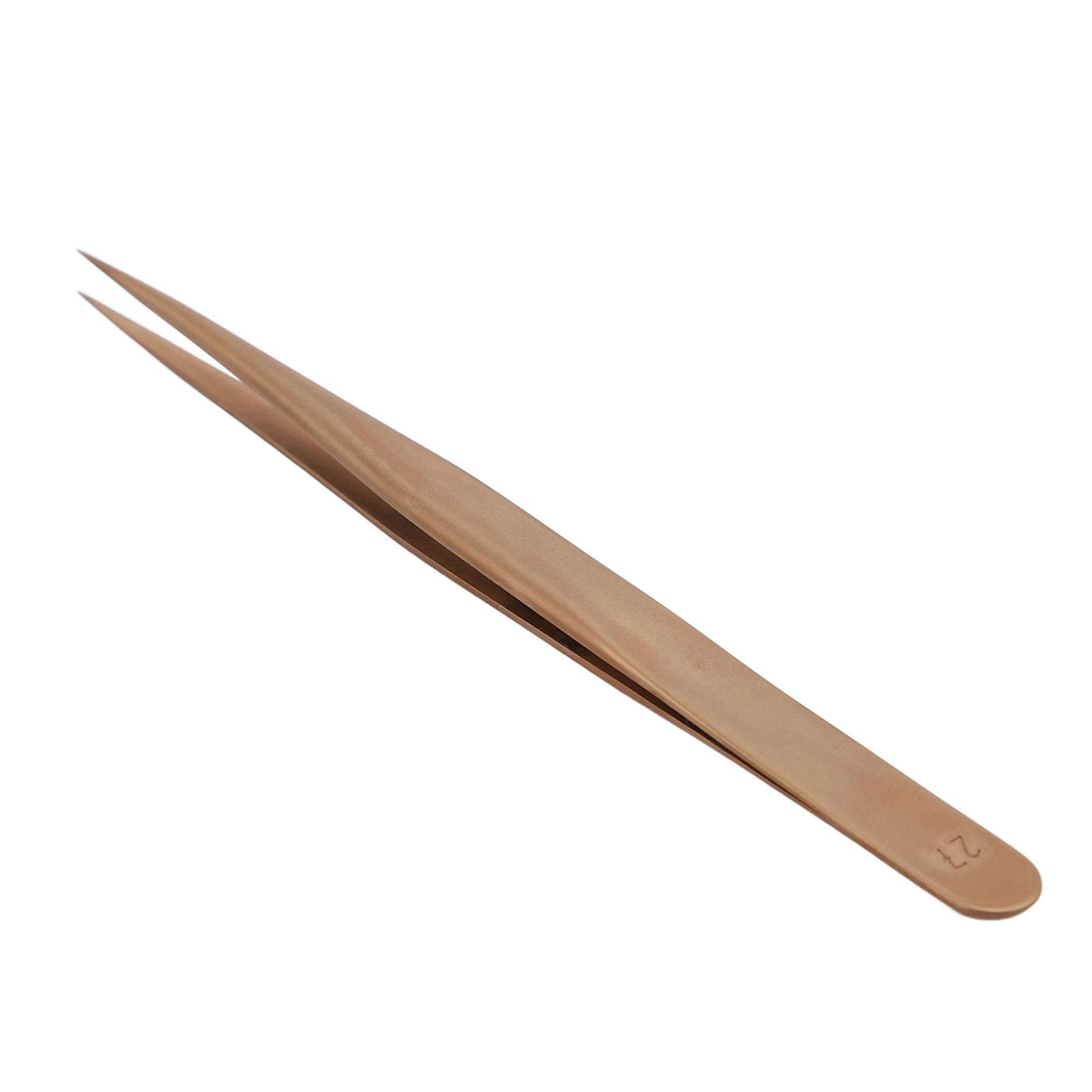 Cryfokt Pinzette Non Magnetiche in Bronzo Fosforoso per la Riparazione di Orologi, Strumento di Fissaggio Antiscivolo di Precisione Punte Fini da 135 Mm per la Creazione di Gioielli