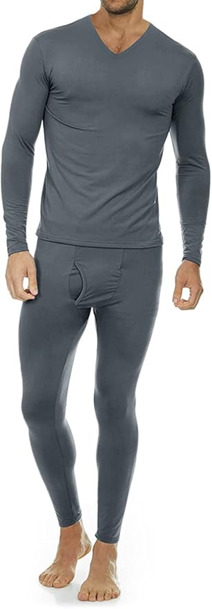Thermajohn Long Johns Thermal Underwear for Men Fleece Lined Base Layer Set for Cold Weather