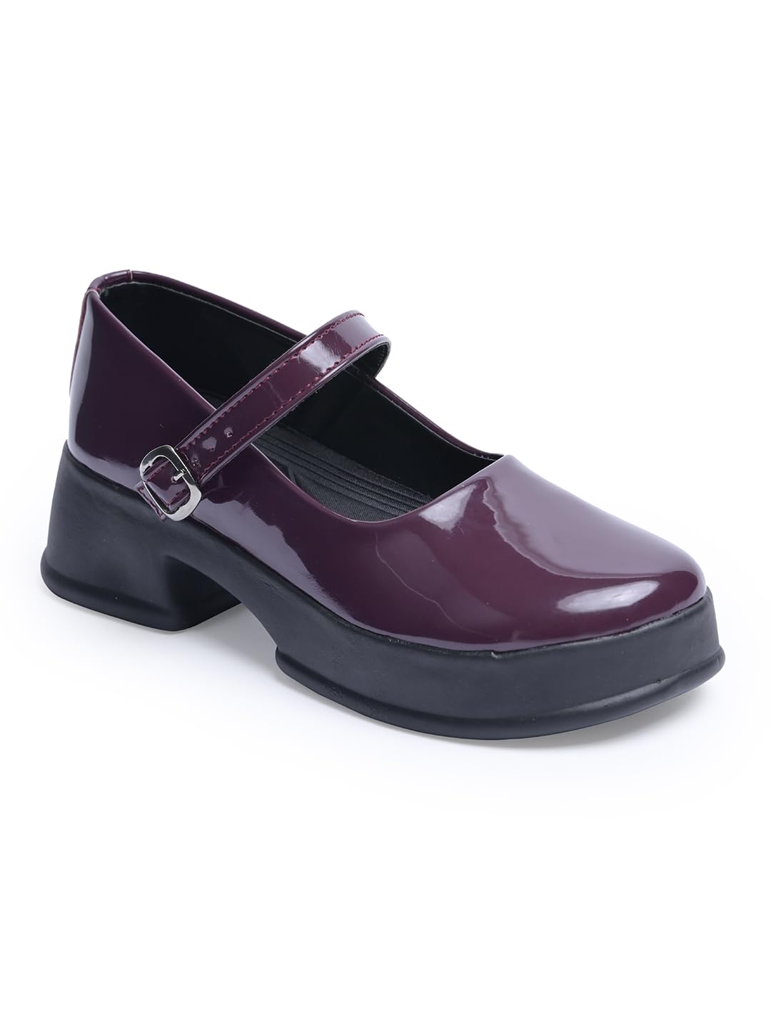 jm looks Women’s Mary Jane Shoes Comfortable Ankle Strap Dress Shoes for Office and Business Work-picture-28