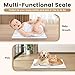 EILISON Baby Scale with Height Measuring - Digital Weight Scale for Infants, Toddlers & Pets - 0.1-44 lbs, Tare Function, Hold Feature, Accurate Baby Weighing Scale for Growth Tracking (White)