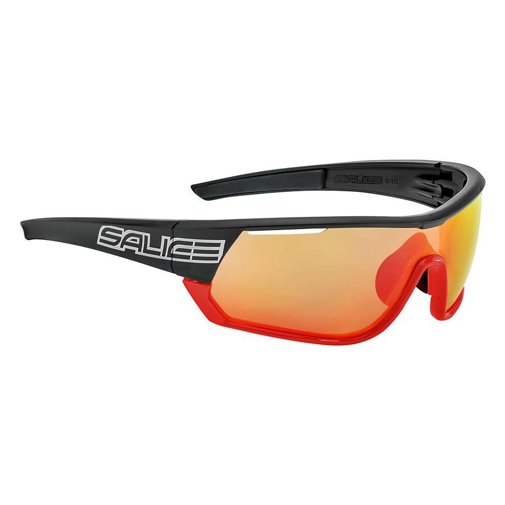 Salice Occhiali Unisex Adulto, Nero-Rosso, Unica