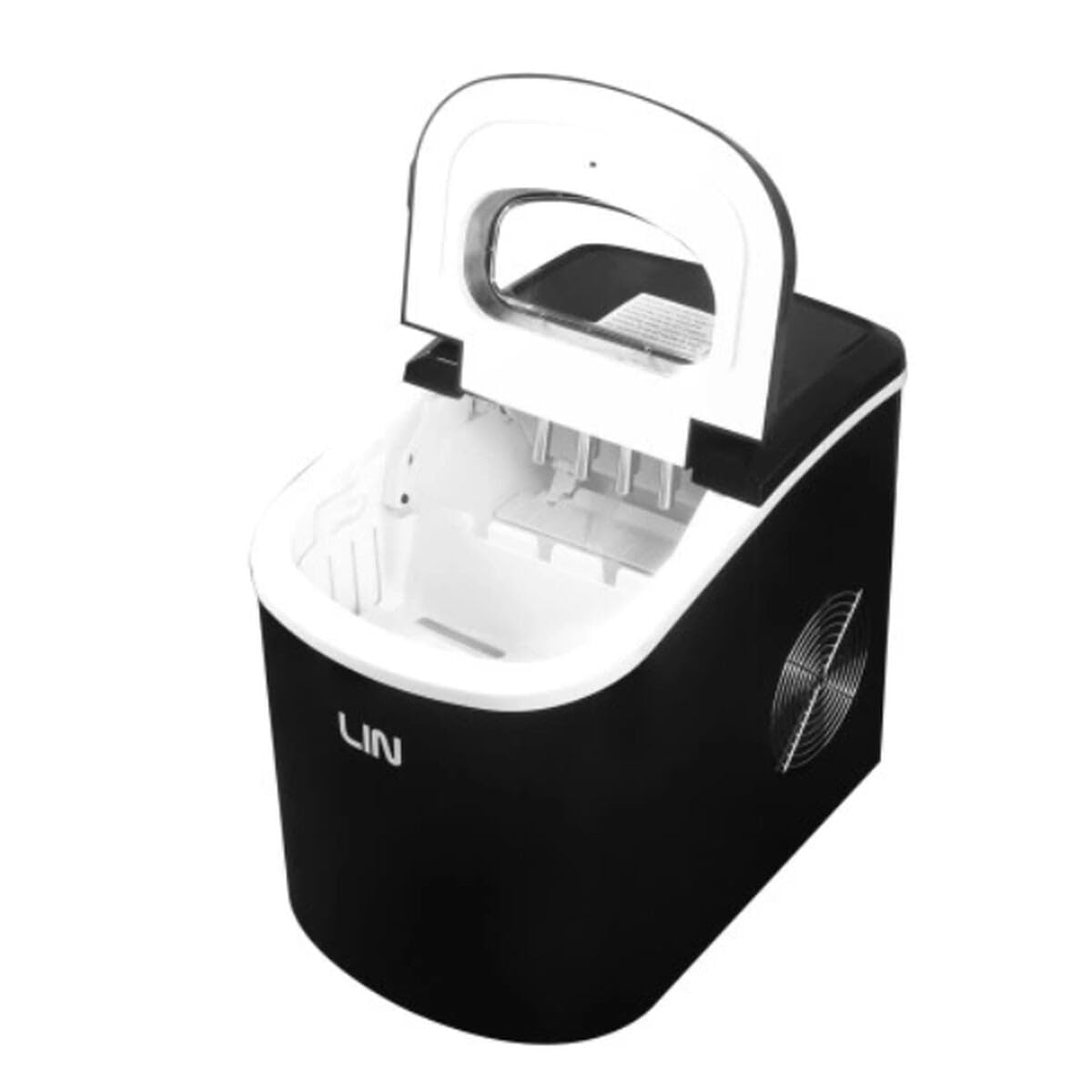 LIN Fabbricatore di ghiaccio portatile Ice PRO-B12 Nero