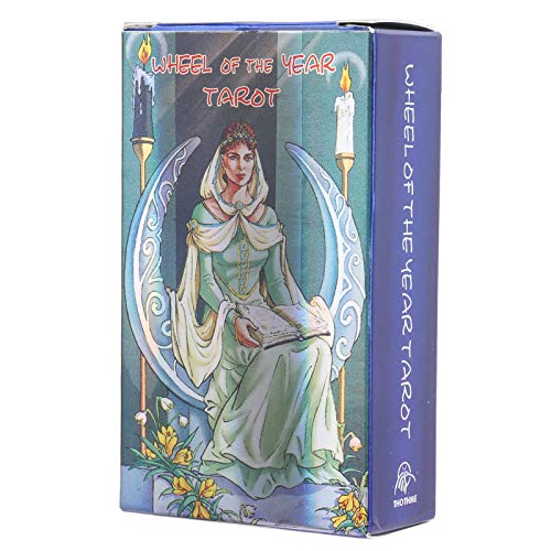 Cartas del Tarot, Tarjeta de Adivinación del Destino Significados Simbólicos Hermoso Vivo con Efectos Intermitentes para Amigos para el Hogar para la Fiesta Cover