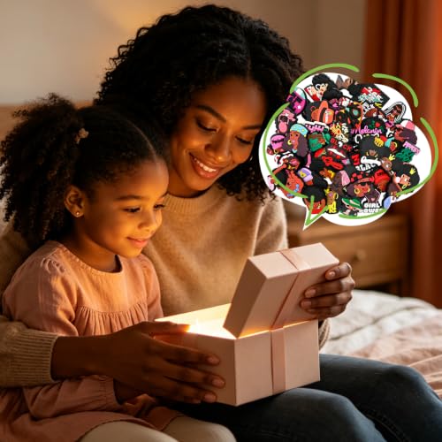 Image of Cute Pins for Backpacks,20-150Pcs Cute Black Girl Fun Black History Month Lapel Pin Brooch Pin Set DIY Decor Accessories gift