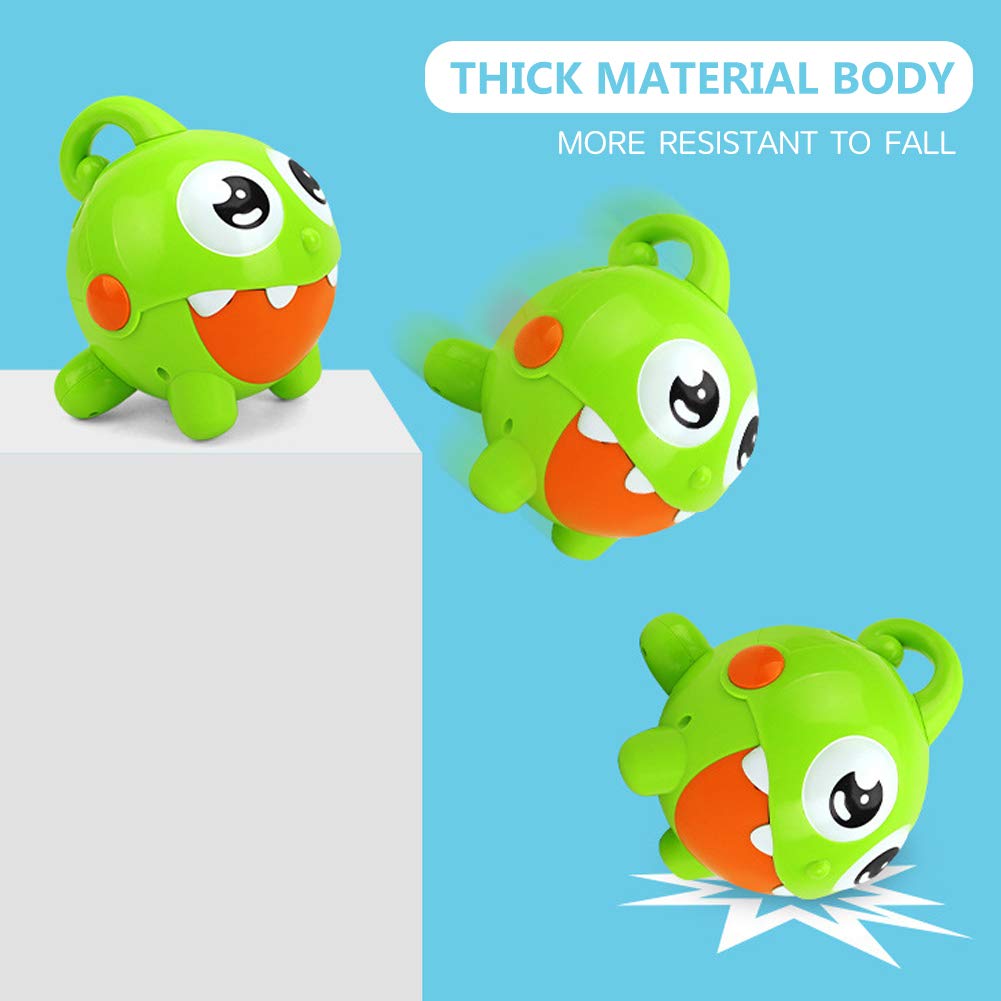 EXTSUD Macchina Elettrica Bolle di Sapone Forma a Cartone Animato Colorato Sparabolle Automatico Giocattolo per Bagno Festa Compleanno Matrimonio Halloween Giochi all’Aperto Bambini