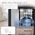 Tehanld Bottom Loading Water Cooler Dispenser for 5 Gallon Bottles,Stainless Steel Water Cooler with 3 Temperature -Hot, Cold & Room,Child Safety Lock,Ideal for Home and Office, Pure Black
