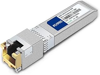 FLYPROFiber 1.25/2.5/5/10G-T SFP+ RJ45, 10GBase-T SFP+ to RJ45 Transceiver - 10G Copper Module Compatible with Cisco, Meraki, Ubiquiti, Supermicro Netgear and More - Supports Cat6A/Cat7-100ft/30M